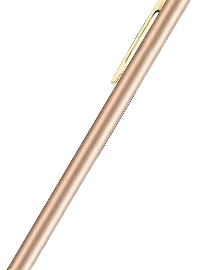 Gold Metal Stylus Pen with Conductive Tip for Drawing Note Taking Smooth Writing Tablet - Image 1